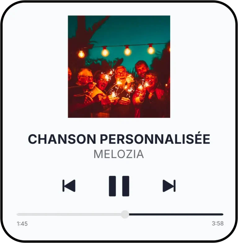 Chanson personnalisée Melozia (1)